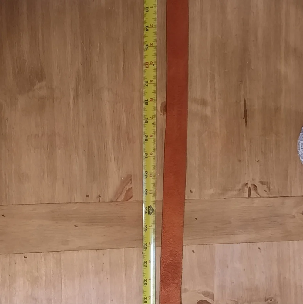 Leatherock turquoise and Brown Leather Belt - Picture 7 of 7